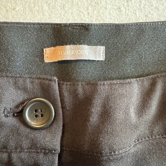 Maurices Women Size 18W Classic Black Dress Pants - Picture 4 of 8